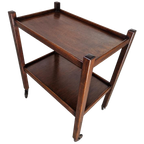 Vintage Trolley Donker Hout, 1960s thumbnail 1