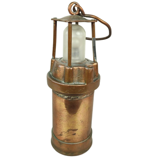Antieke Mijnwerkers Lamp 1
