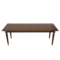 Vintage Salontafel Met Messing Details