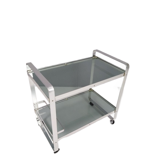 Vintage Serveerwagen Van Av Handwerk, Jaren 70 1