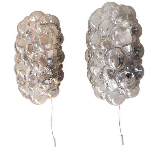 Kb03 – Vintage “bubbles” Wandlampen – Helena Tynell – Glashütte Limburg 1