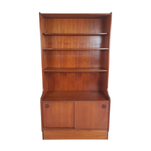 Vintage Deense Buffetkast | Wandkast Teak Fineer