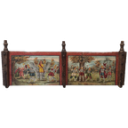 Antiek Siciliaans Beschilderd Wagenschot thumbnail 1