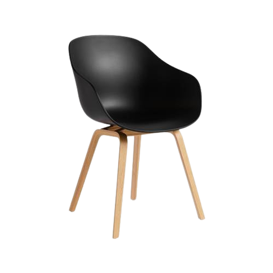 HAY About A Chair Aac222 Stoel - Oak - Black - Tweedekans 1