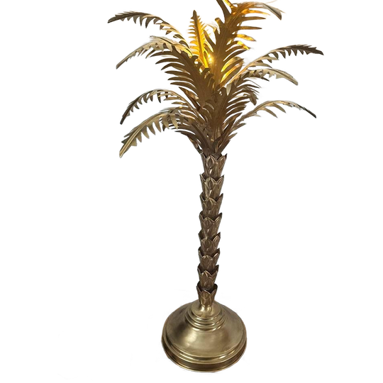 Palmboom Tafellamp Messing 45 X 68 Cm 1