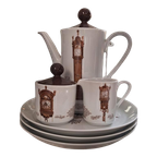 Mitterteich Bavaria Vintage Koffie Servies Klokken Porselein thumbnail 1