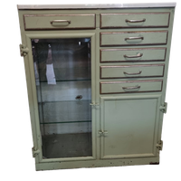 Zware Frans Art Deco Tandarts Kast, Jaren 20/30