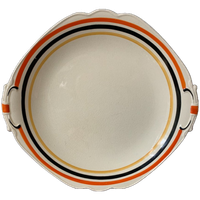 Prachtige Vintage Barker Bros Ltd Tudor Ware Rond Bord! | Kerst