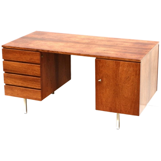 Vintage Palissander Dressoir Met Lades En Deur Gemaakt In De Jaren ’60 1