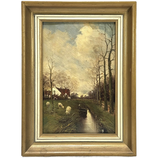 Charles Paul Gruppe (1860–1940) - Hollands Landschap 1