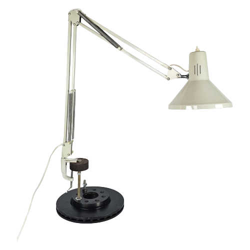 Waso Ledu - Wh - Model 221 - Architectenlamp - Zweden - 80'S