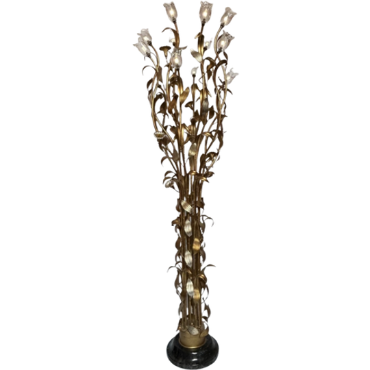 Vloerlamp L’Originale SRL Italia Murano Kelken Vergeuld 1