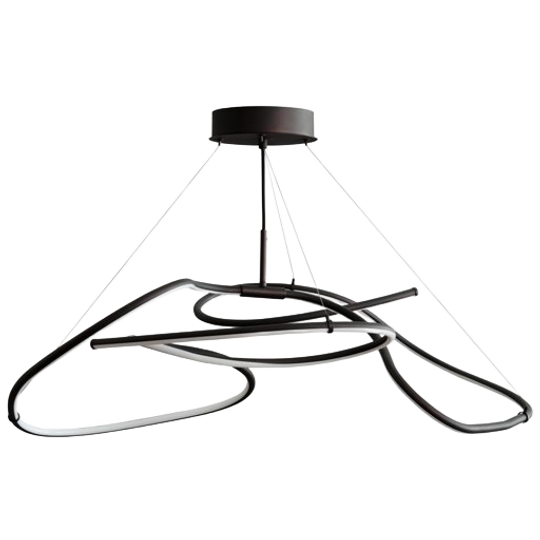 101 Copenhagen | Ghost Chandelier, Mini - Burned Black 1