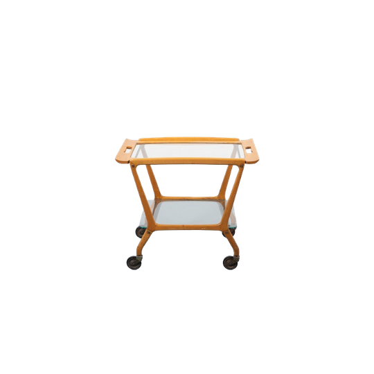 Italian Mid-century Serving Trolley/bar Cart By Ico Parisi For Angelo de Baggis 1950’s 1