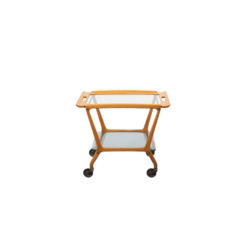 Italian Mid-Century Serving Trolley/Bar Cart By Ico Parisi For Angelo De Baggis, 1950’S