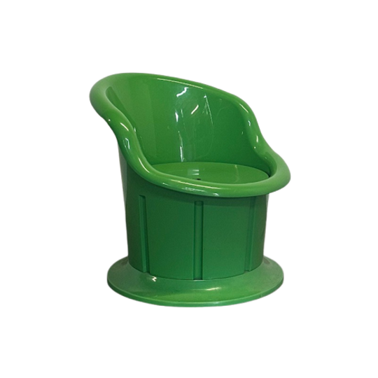 Vintage Popptorp Fauteuil Groen Van Knut & Marianne Voor IKEA 1