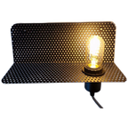 Metalen Wandplank Wandlamp Vintage Stijl thumbnail 1