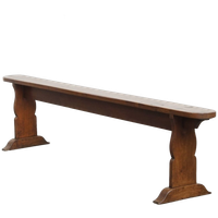 Stijlvolle En Tijdloze Antieke Halbank/ Bank Voor Aan De Eettafel Met Een Mooi Patina
