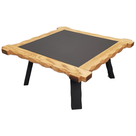 Salontafel Met Fraai Houtsnijwerk 1