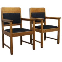 2X Stoel Art Deco, 1930S