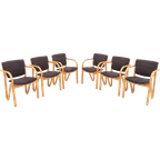 Set Of 6 Danish Design Chairs / Eetkamerstoel From Four Design thumbnail 1