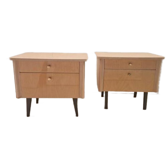 Vintage Nachtkastjes Jaren 60 Design 1