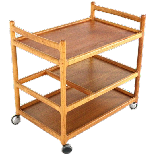 Henning Korch Voor C.f. Christensen Silkeborg Trolley Vintage 1