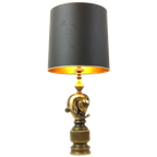 Lusterie Deknudt Vintage Paardenkop Tafelamp Xl Messing thumbnail 1
