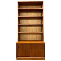 Vintage Hoge Boekenkast / Etagere / Vitrine