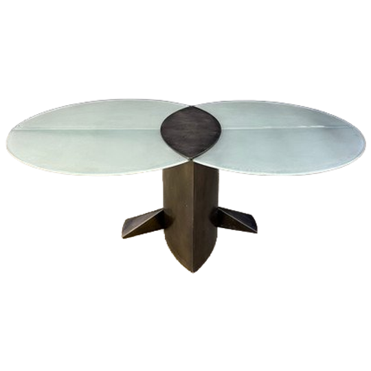Postmodern Dining Table By Belgochrom, 1980s 1