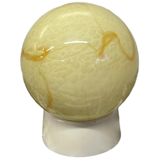 Thabur Artdeco Plafondlamp Okergeel Marmer 1