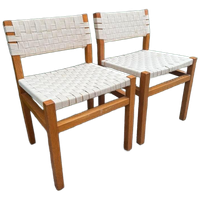 2 Vintage Japandi Design Stoelen Stijl Alvar Aalto