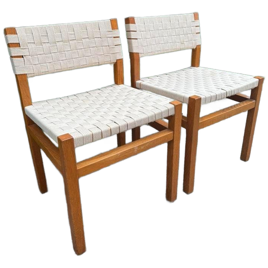 2 Vintage Japandi Design Stoelen Stijl Alvar Aalto 1