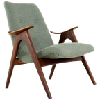 Vintage Louis Van Teeffelen Voor Wébé Fauteuil thumbnail 1