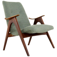 Vintage Louis Van Teeffelen Voor Wébé Fauteuil