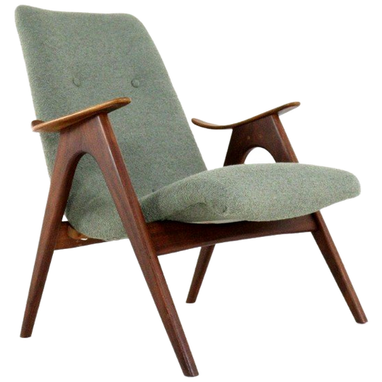 Vintage Louis Van Teeffelen Voor Wébé Fauteuil 1