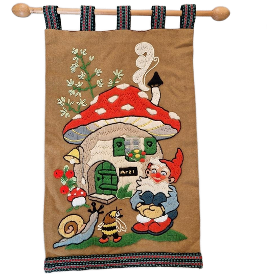 Vintage Wandkleed Voor Kinderkamer Jaren 70 Retro Muurkleed 1
