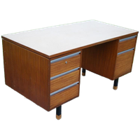 Vintage Houten Bureau Huizenga