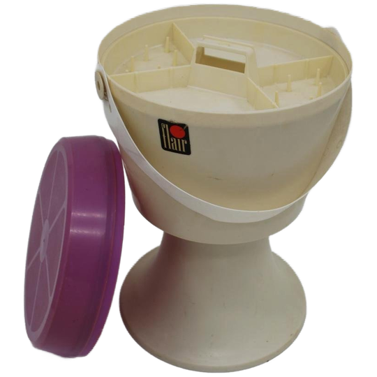 Zeldzame Flair Naaigerei Opbergkruk Kunststof Paars 1