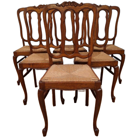 Vintage Landelijke Eettafelstoelen Stoelen Eetkamerstoelen Setprijs 1