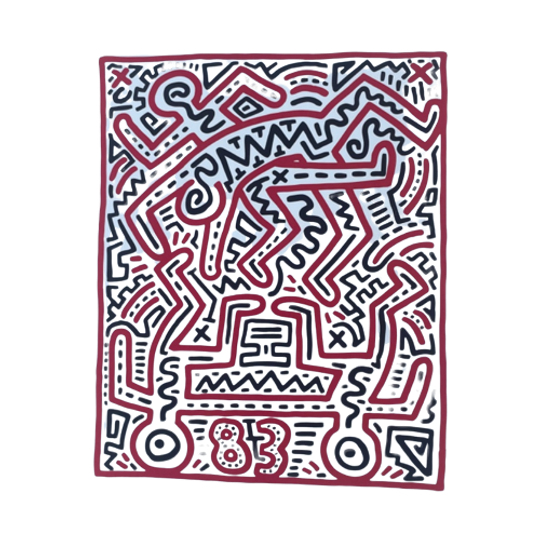 Keith Haring (1958-1990), Fun Gallery Exibition,1983 1