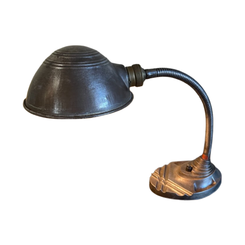 Bureaulamp Gooseneck Art Deco 1930 Erpe