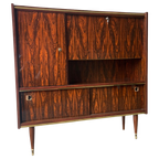 Retro Vintage Mid-century Dressoir,high-board,mid-board,barkast thumbnail 1
