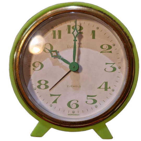 Kermit De Kikker Groene Vintage Wekker Klokje Jaren 60 1