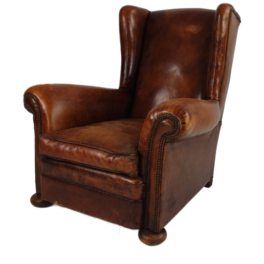 Engelse Leren Fauteuil – Hoge Kwaliteit & Uitstekend Comfort” 1