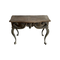 Neo Classical Antique Sculpted Console Table