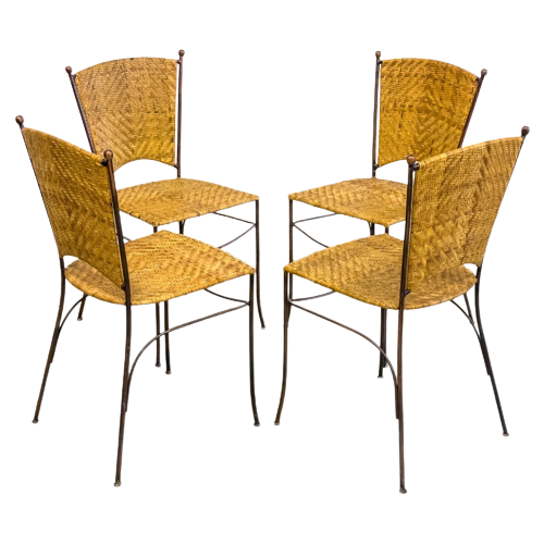 Ratan Bistro Stoelen (Frederick Weinberg)