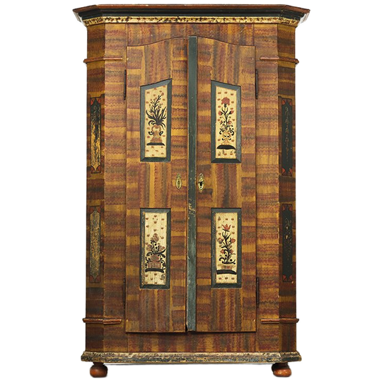 Antieke Beschilderde Bruidskast 1826 1
