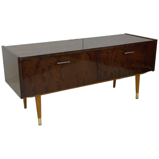 Vintage Lowboard Dressoir Tv Meubel Rosewood Gloss 1