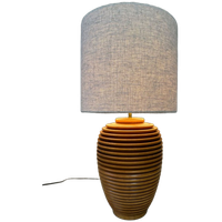 Vintage Xl Tafellamp – Hout